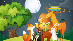 Rozprávková noc na podporu čítania detí