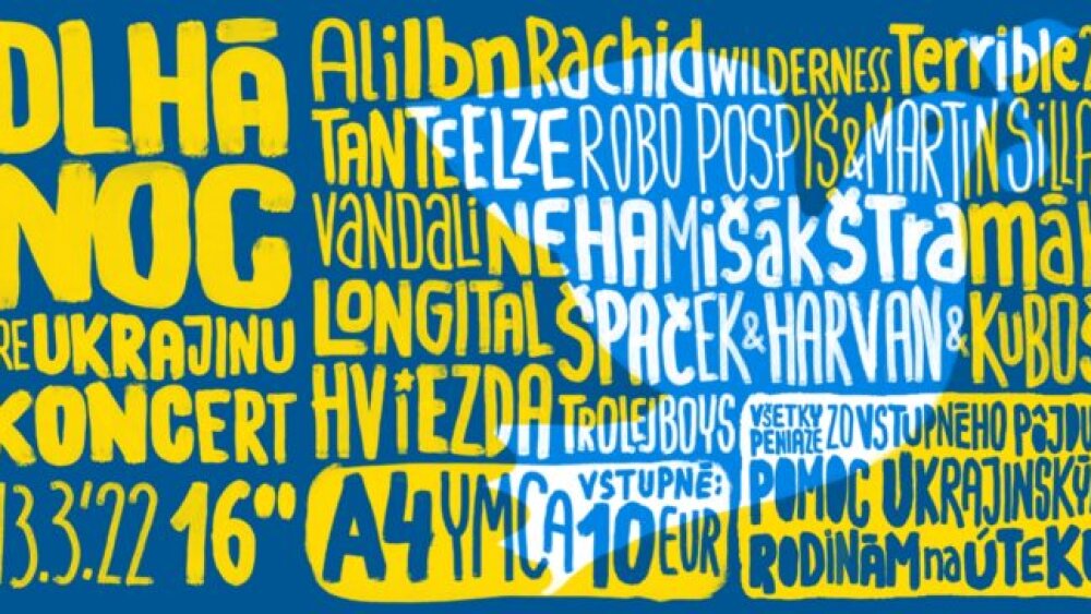 Dlhá noc pre Ukrajinu pomôže rodinám na úteku pred vojnou