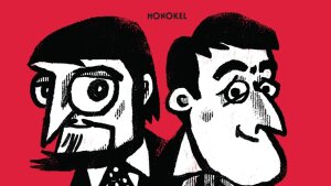 Radostná správa - komiksový príbeh Lasicu a Satinského z čias, ktoré humoru nepriali