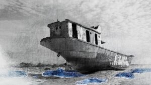 Cenzorka vstupuje do kín s predfilmom Bolo raz jedno more