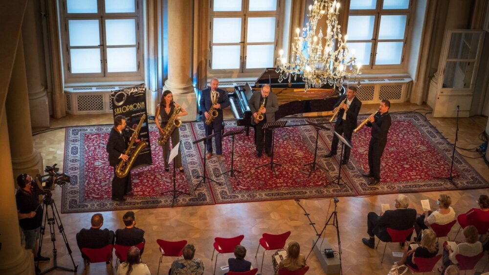 Rodina saxofónov v plnej kráse