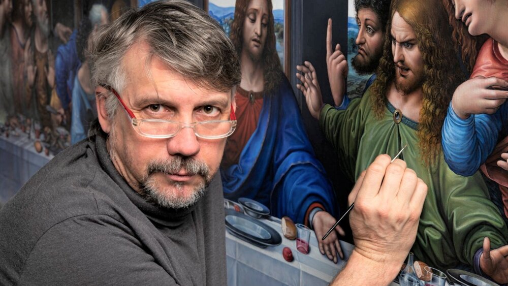 Leonardova Posledná večera očami Stana Lajdu