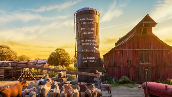 Orwellova Zvieracia farma má nové animované spracovanie a predstavuje ho trailerom