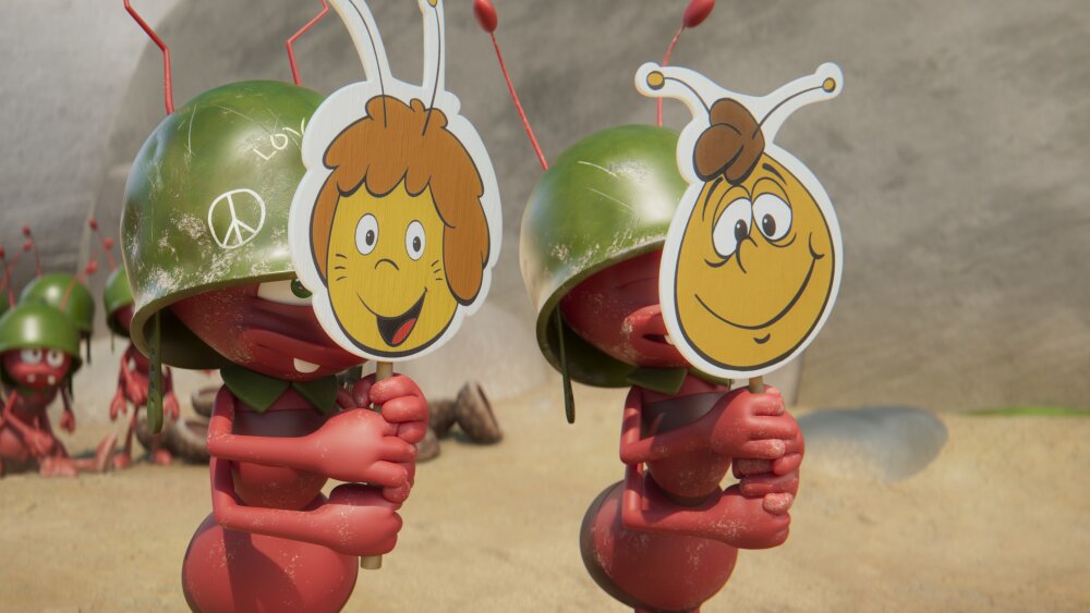 Včielka Maja opäť v kinách! Pozrite si pozoruhodný príbeh jej mravčích kamarátov Arnieho a Barneyho