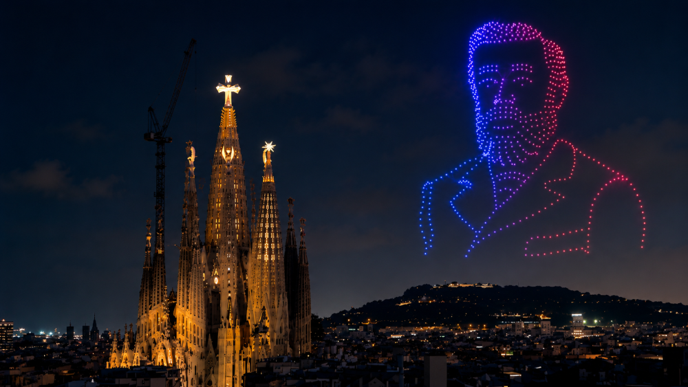 Sagrada Família dosiahla najvyšší bod. Barcelona oslávila historický okamih Gaudího chrámu