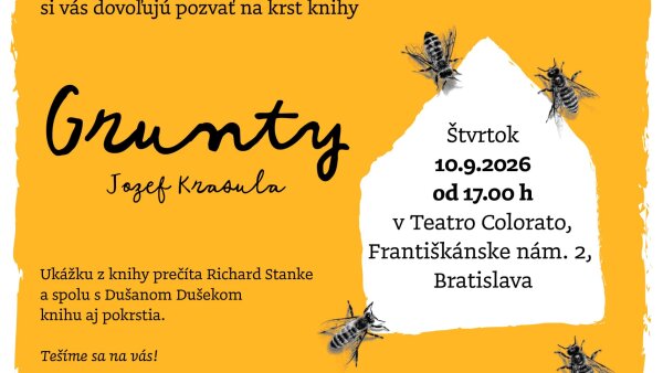 Jozef Krasula po desaťročiach v divadle prichádza s knihou Grunty