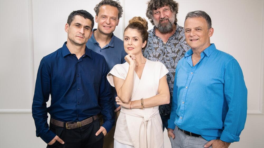 Robert Balzar na jednom pódiu s Petrom Maláskom a Janou Lieskovskou