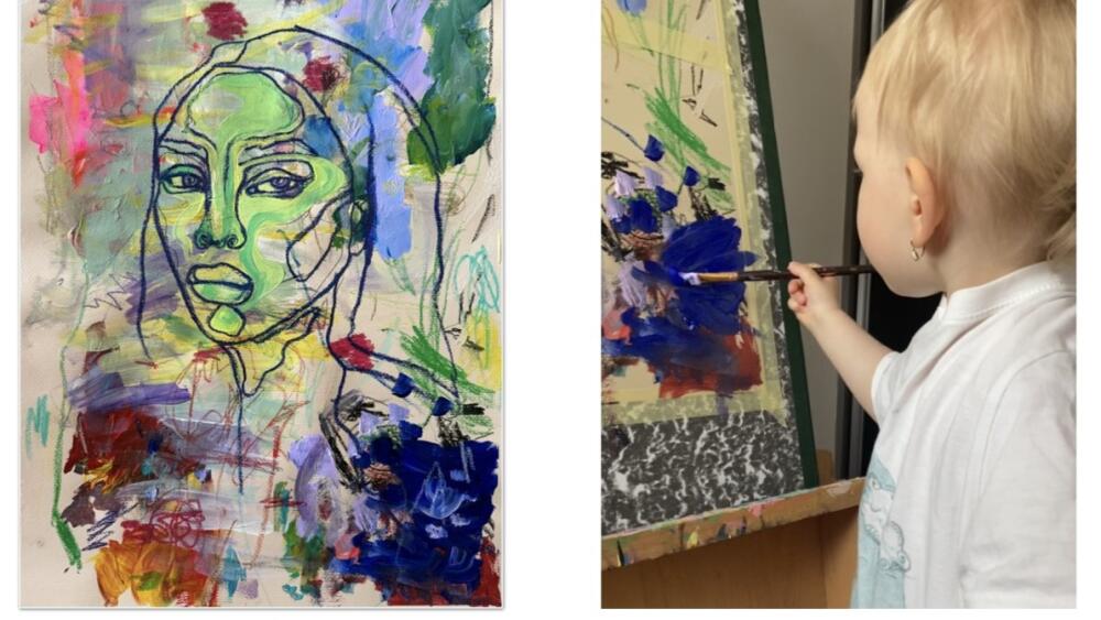Keď farby spájajú generácie: Výtvarníčka Viktória Beka a jej dcéra Eliška prinášajú výstavu plnú hravosti, farieb a emócií