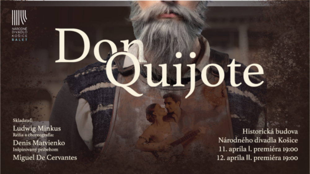 Balet Národného divadla Košice uvedie novú inscenáciu baletu Don Quijote