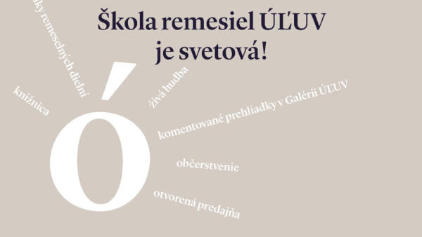 Škola remesiel ÚĽUV bola zaradená do Zoznamu dobrých praktík ochrany nehmotného kultúrneho dedičstva UNESCO