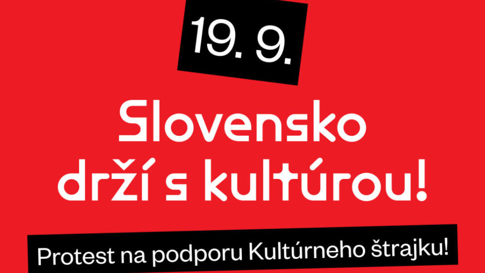 Po celom Slovensku sa uskutočnia protesty na podporu Kultúrneho štrajku