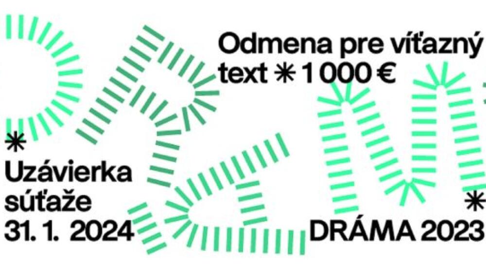 Divadelný ústav vyhlásil 24. ročník súťaže DRÁMA