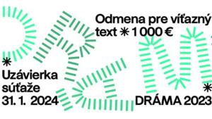 Divadelný ústav vyhlásil 24. ročník súťaže DRÁMA