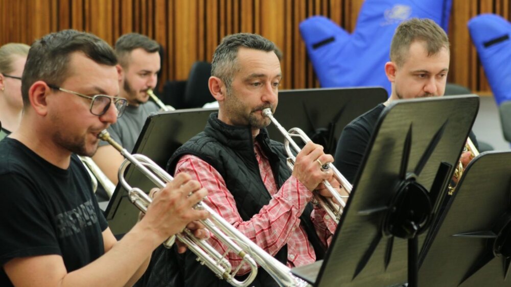 Open air koncert formácie Slovak Brass Band