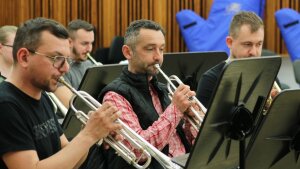 Open air koncert formácie Slovak Brass Band