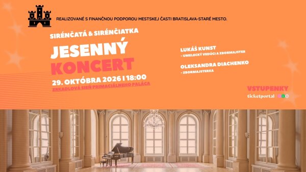 Jesenný koncert detských zborov Sirénčatá & Sirénčiatka