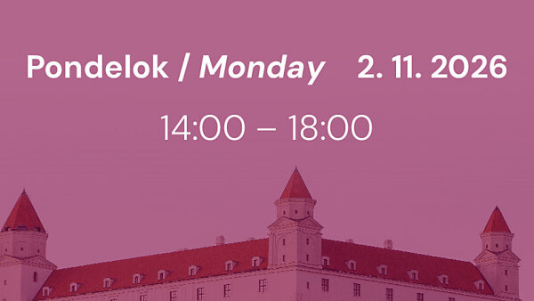 Historické múzeum - Pondelok 2. 11. 2026: otvorené od 14:00