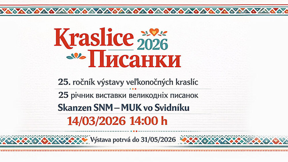 Múzeum ukrajinskej kultúry - Kraslice – 25 rokov múzejnej tradície