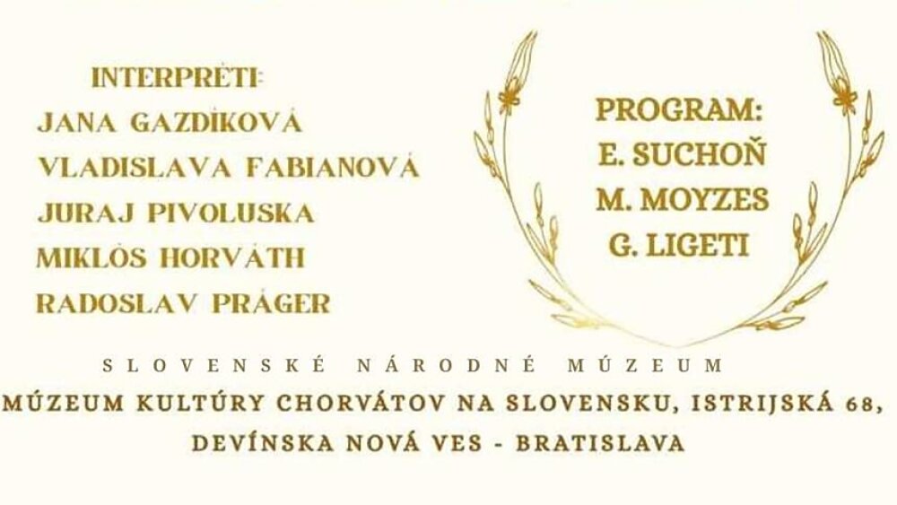 Múzeum kultúry Chorvátov na Slovensku - Komorný koncert Ensemble Varietas