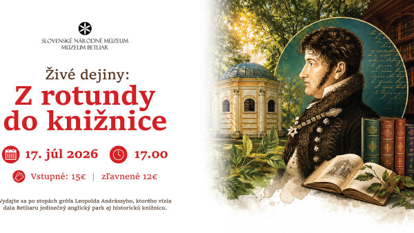 Múzeum Betliar - Z rotundy do knižnice