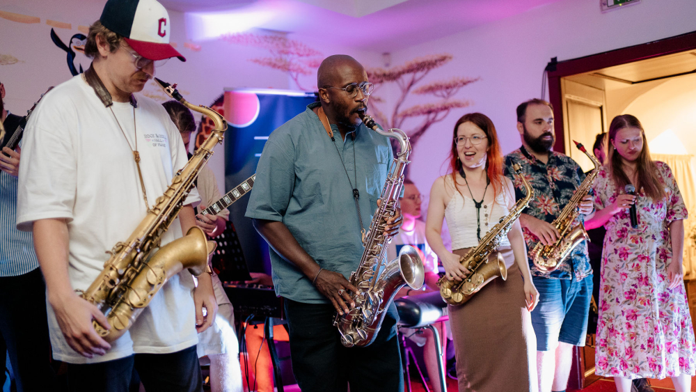 Jam Session - lektor Berklee Gregory Groover Jr.JPG