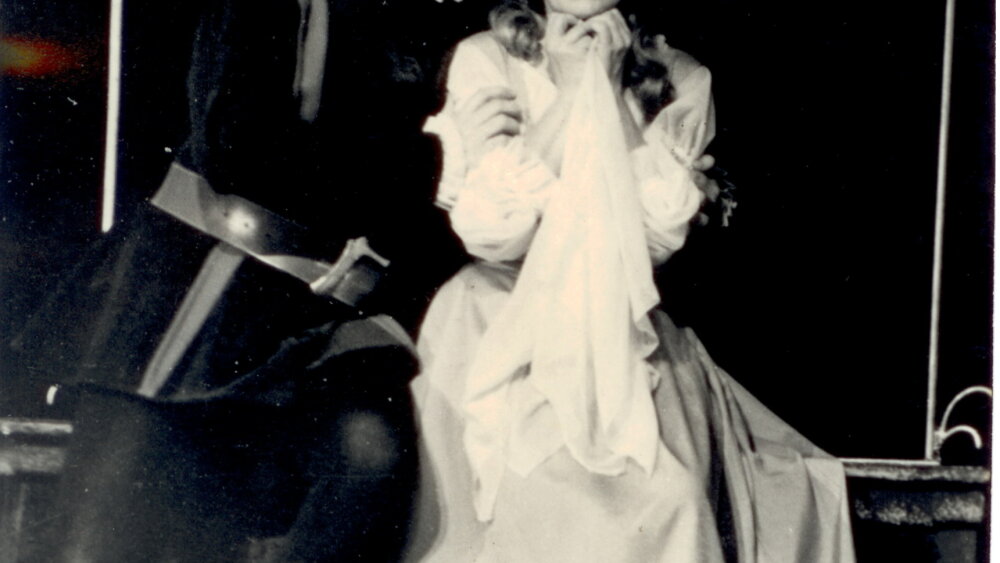 Rigoletto (1970)František Livora (Vojvoda), Jarmila Smyčková (Gilda) foto Jozef Vavro.jpg