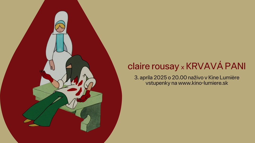 vizuál podujatia claire rousay x Krvavá pani