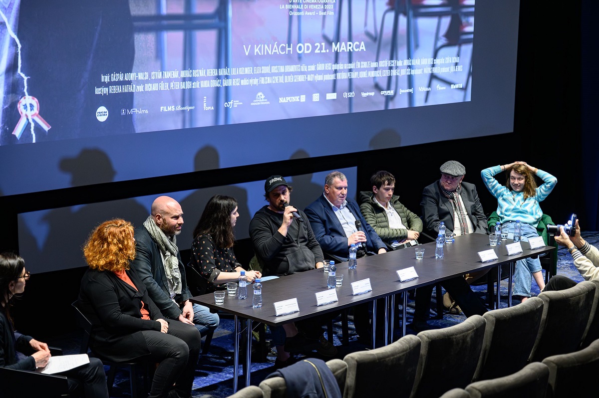 tvorcovia filmu Vysvetlenie na všetko na festivale Febiofest v Bratislave