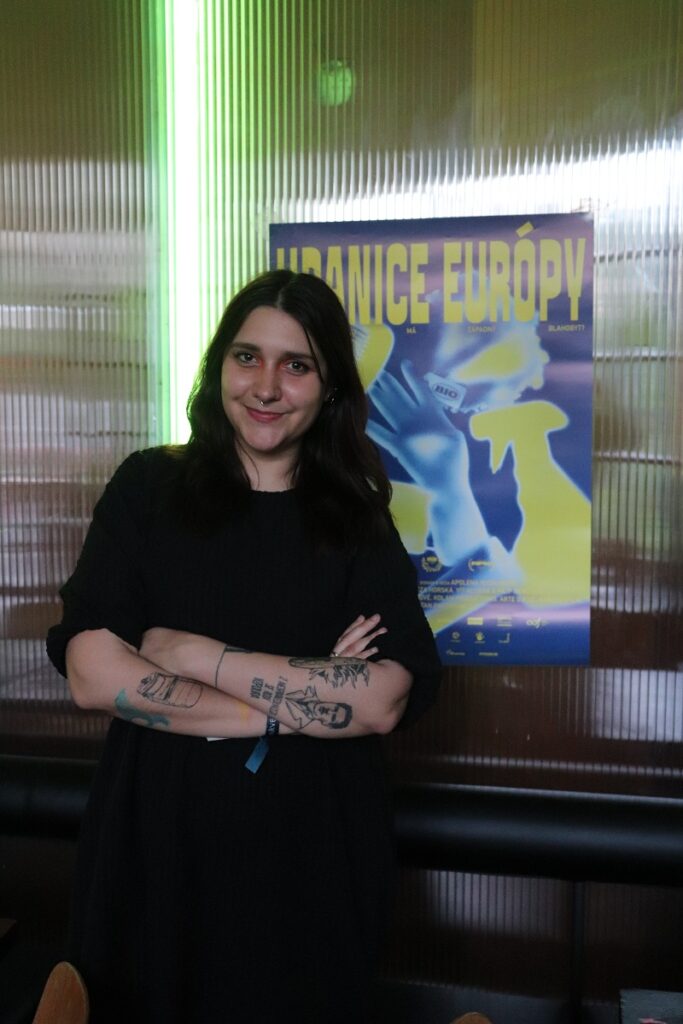 Režisérka Apolena Rychlíková v Bratislave