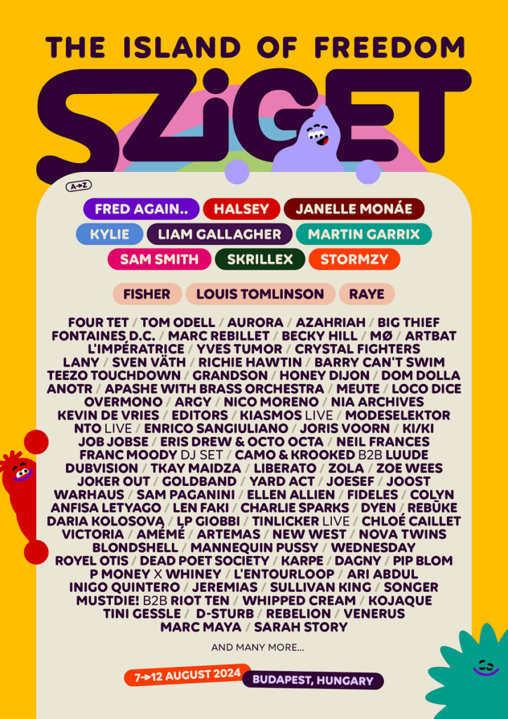 Plagát festivalu Sziget