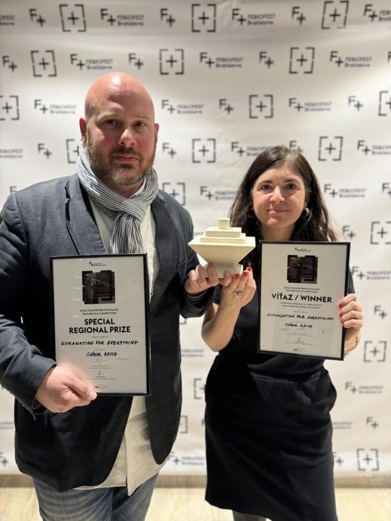 Mátyás Prikler a Juli Berkes na festivale Febiofest v Bratislave