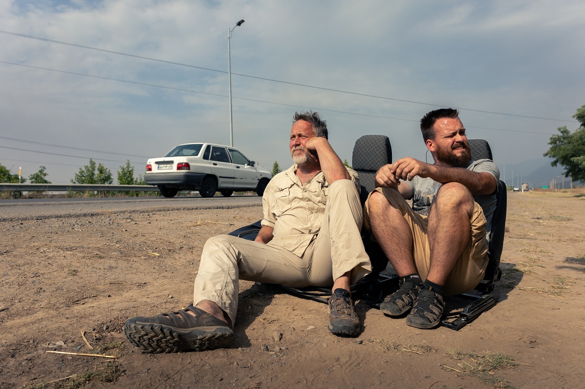 Dan Přibáň pri cestovaní