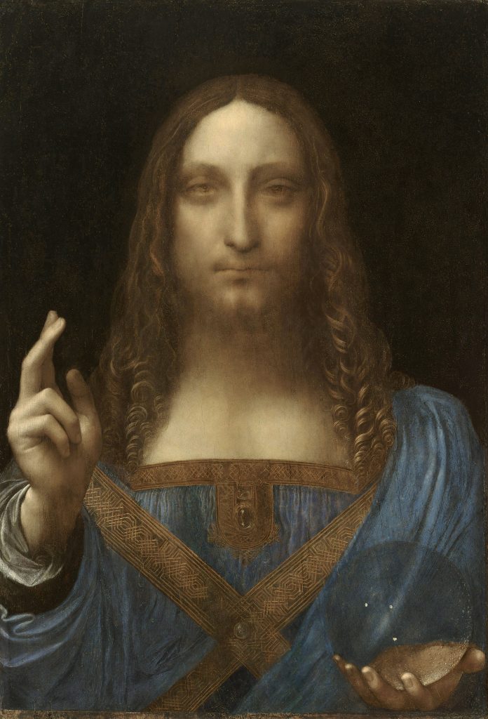 Obraz Leonarda da Vinciho Salvator Mundi