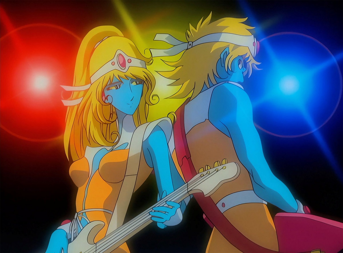 záber z filmu Daft Punk & Leiji Matsumoto's Interstella 5555: The 5tory of the 5ecret 5tar 5ystem