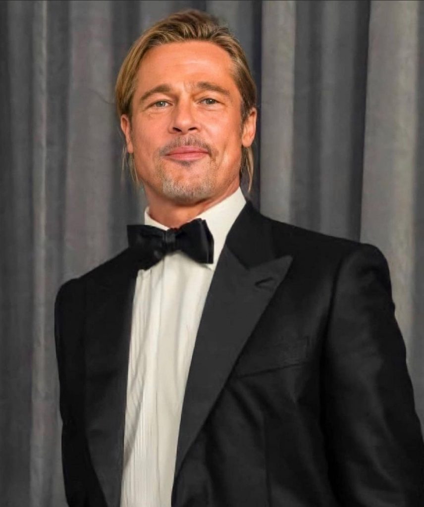 Brad Pitt na odovzdávaní Oscarov