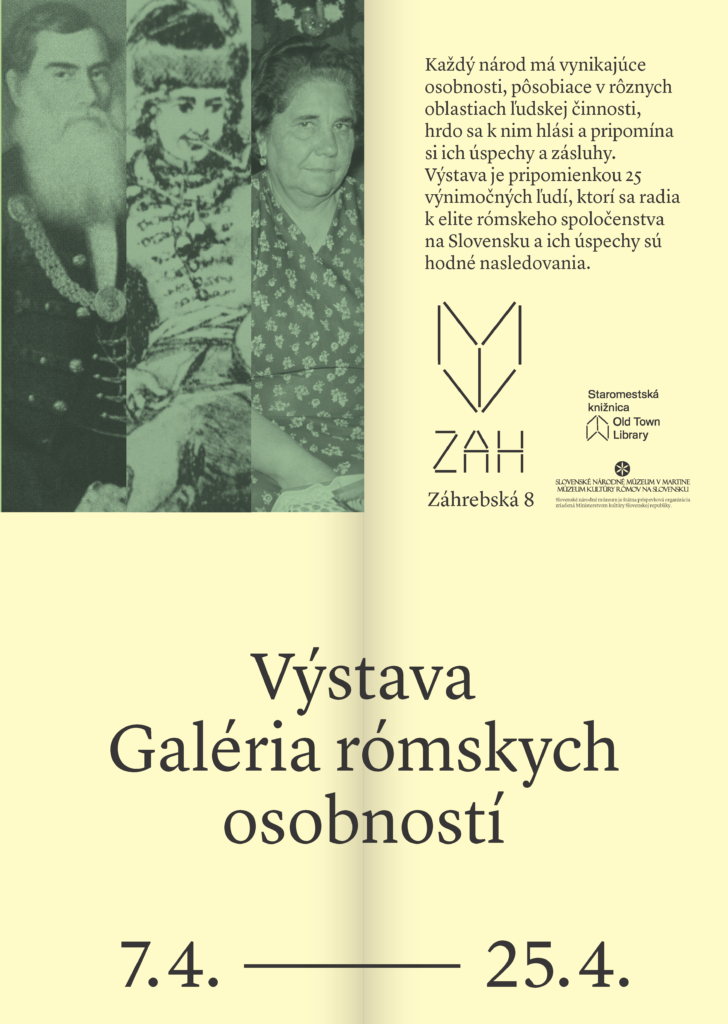 vizuál udalosti Galéria rómskych osobností