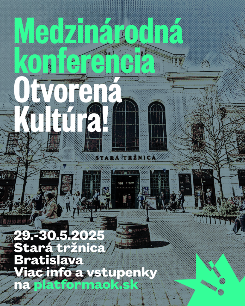 plagát udalosti Medzinárodná konferencia Otvorená kultúra!