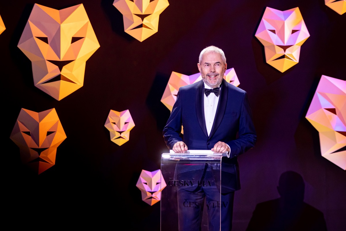 Moderátor udalosti Český lev Marek Eben