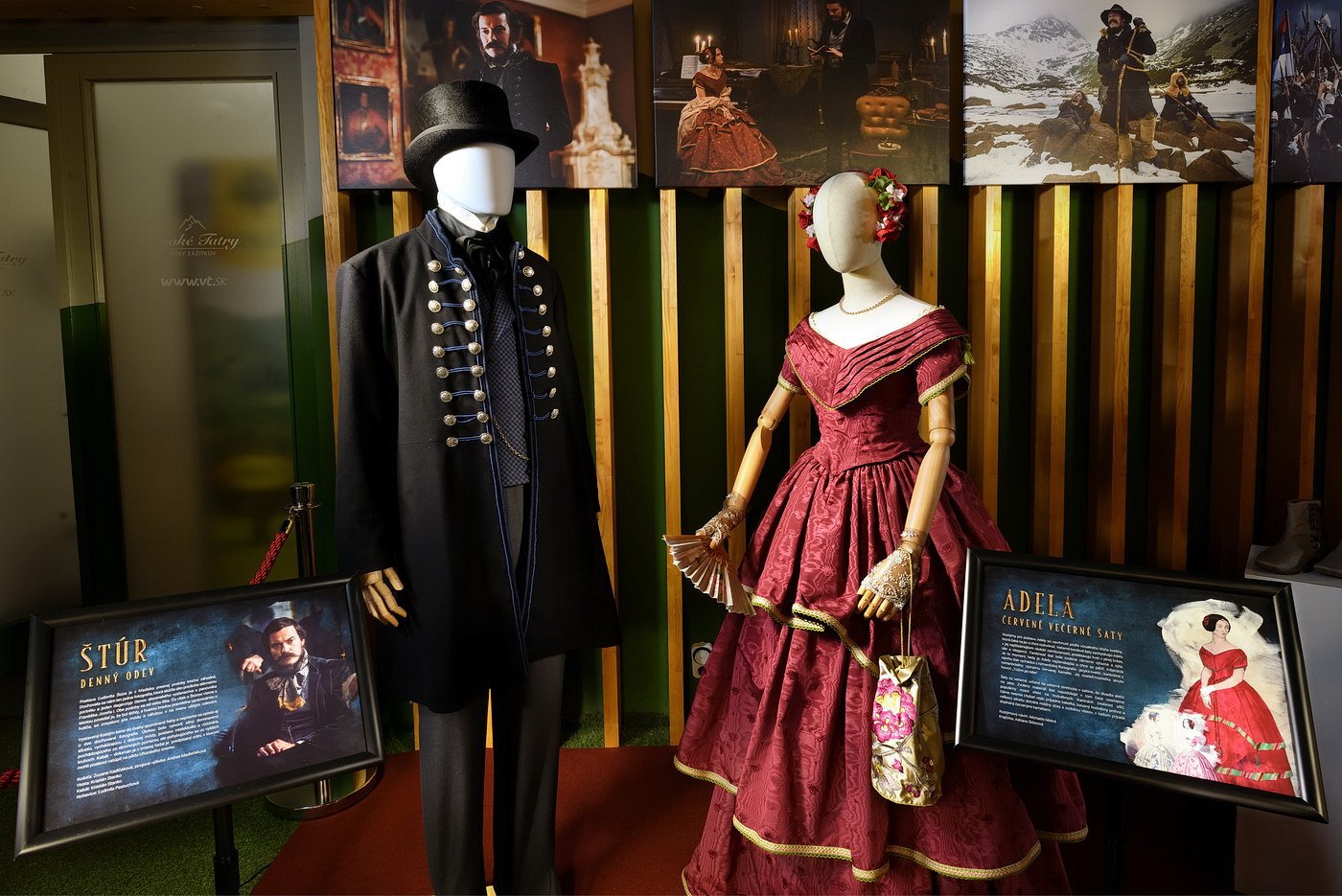 výstava kostýmov z filmu Štúr