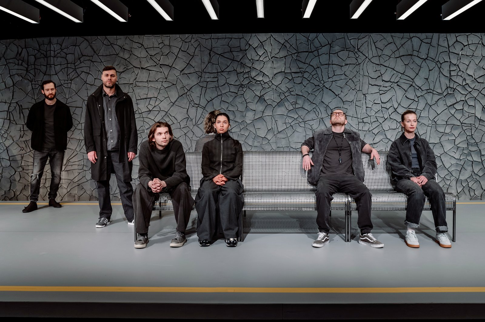 zľava Samuel Gáfrik, Matej Lacko, Jakub Kuchár, Katarína Pustaiová, Michal Novodomský & Iveta Pagáčová