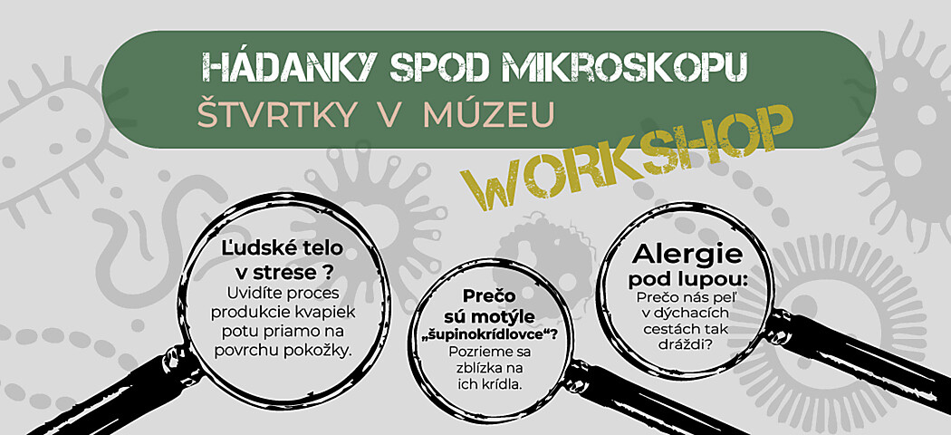 Štvrtky v múzeu - Hádanky spod mikroskopu