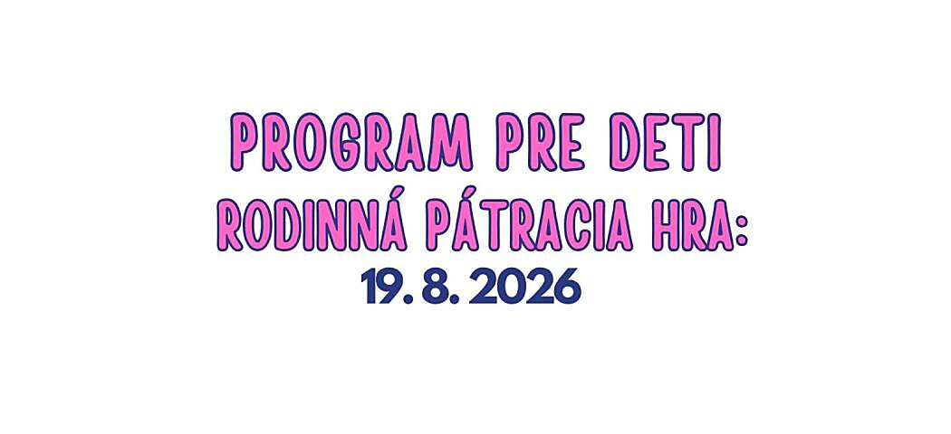 Rodinná pátracia hra