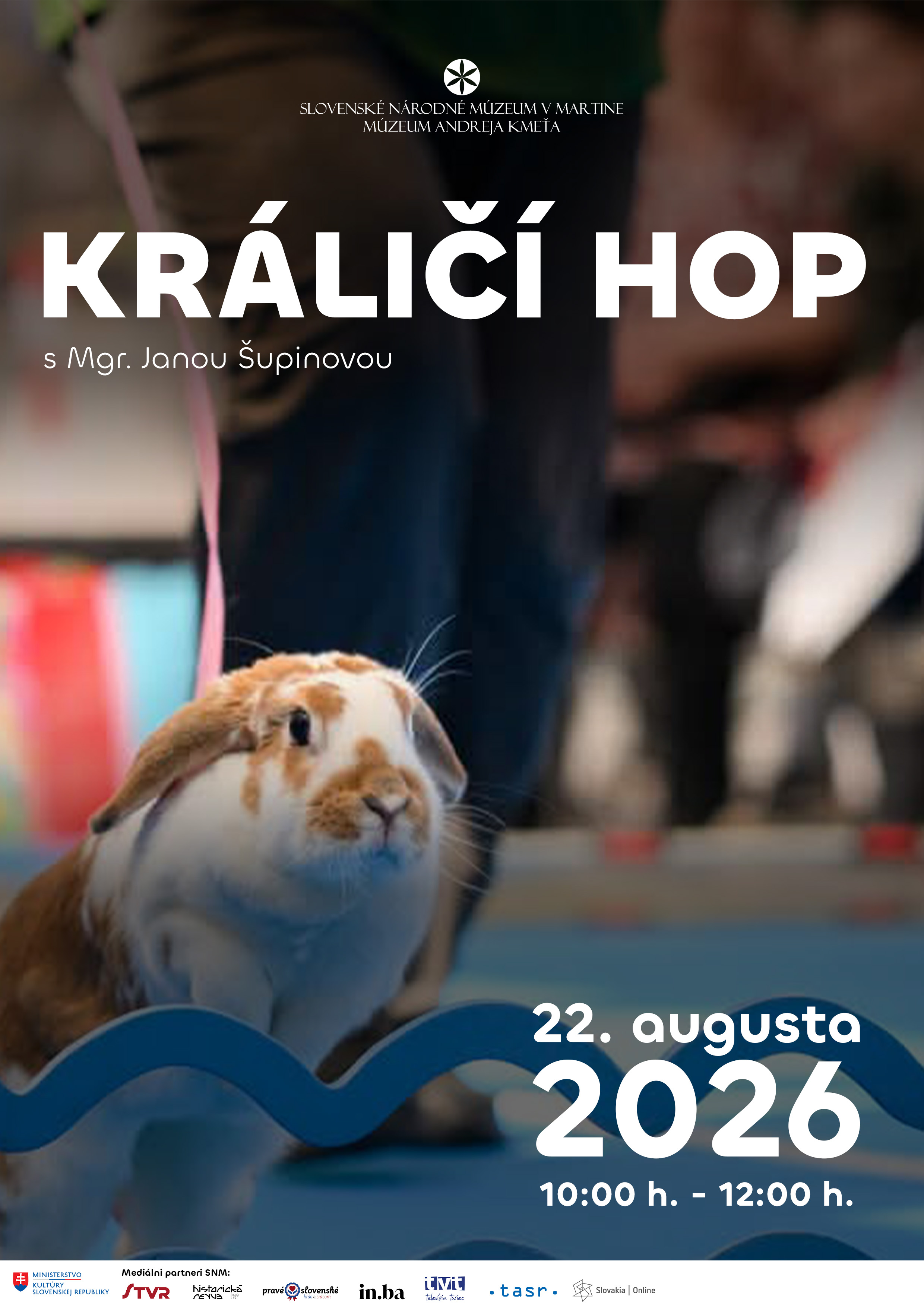 plagátk podujatiu so zobrazením králika