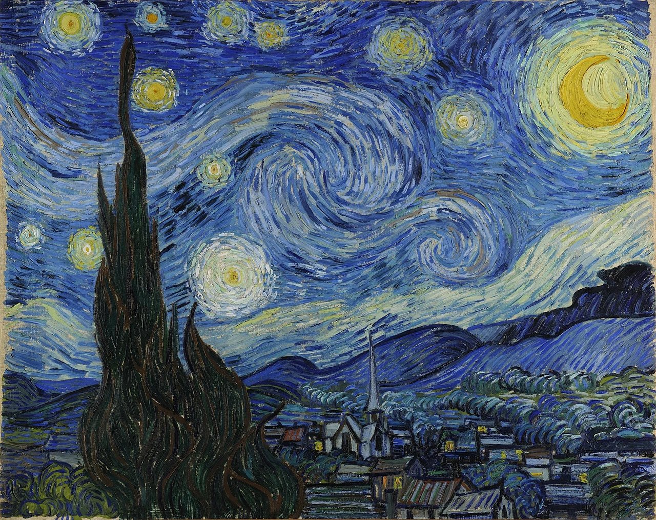 Hviezdna noc / De sterrennacht / The Starry Night