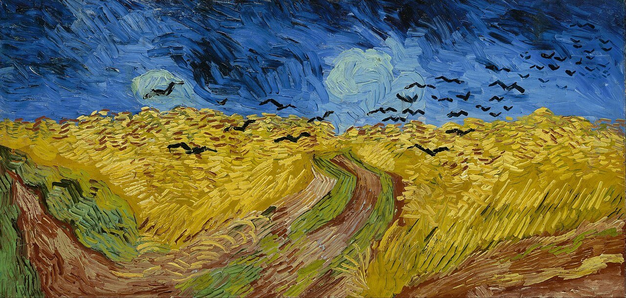 Pšeničné pole s havranmi / Korenveld met kraaien / Wheatfield with Crows