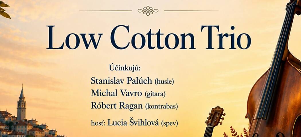 Letný koncert Low Cotton Trio