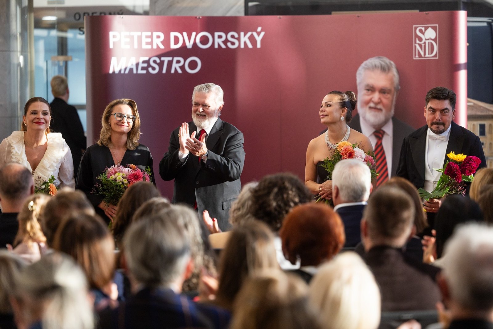 Peter Dvorský počas slávnostného podujatia pri príležitosti svojho životného jubilea / Zdroj: Divadelný ústav